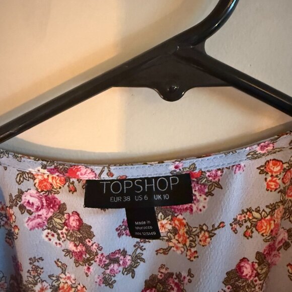 Topshop Floral Wrap Dress - Picture 5 of 7